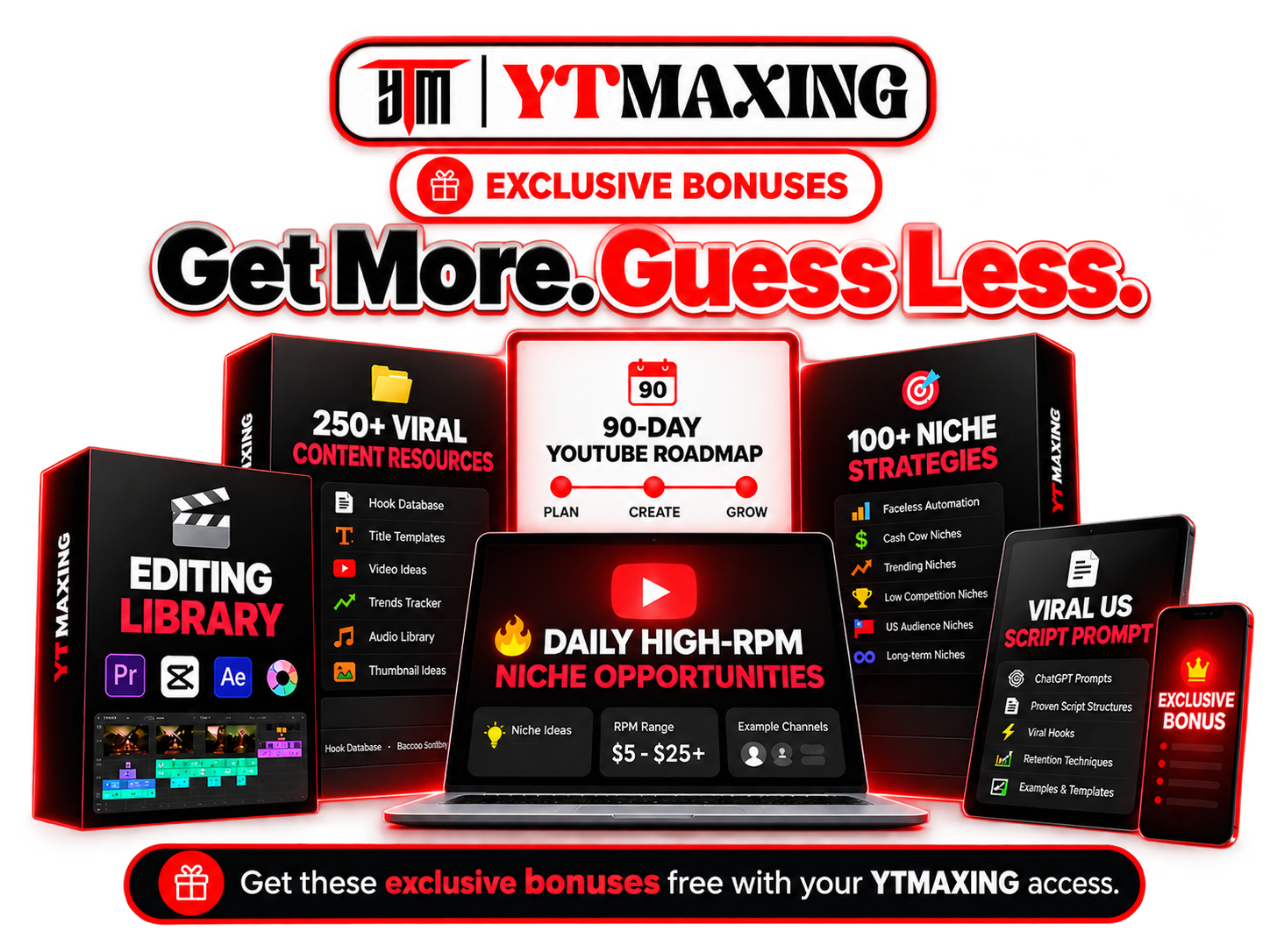 YTMAXING exclusive bonuses
